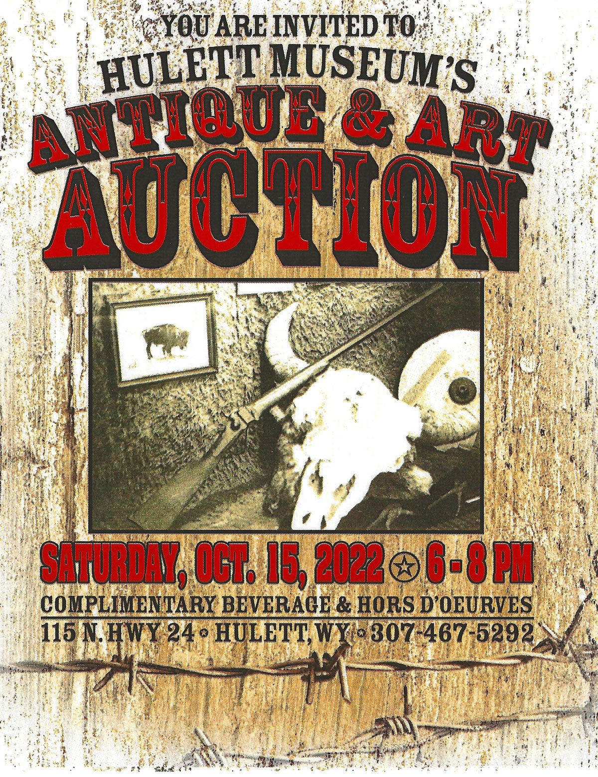 hulett AuctionPoster