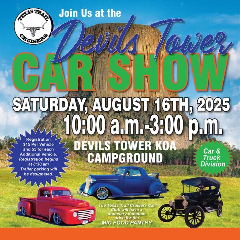 Devils Tower Car Show