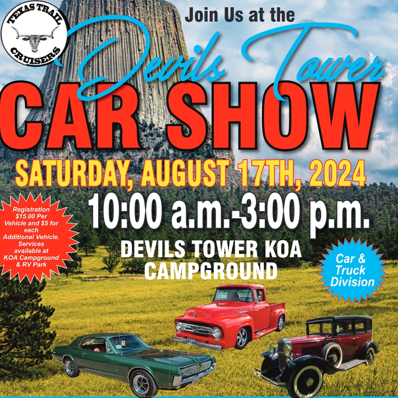 Devils Tower Car Show